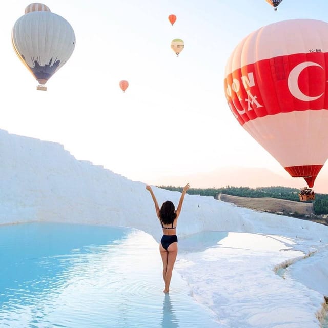 Da Antalya, gita di un giorno di Pamukkale con volo di palloncini opzionale - Housity