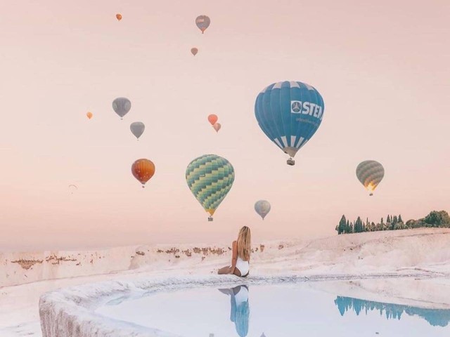 Visit From Antalya Pamukkale Day Trip w/Optional Balloon Flight in Antalya