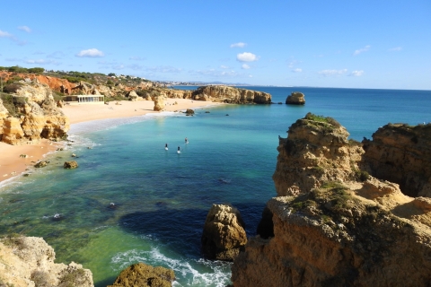 Albufeira: stand-up paddle-grottour