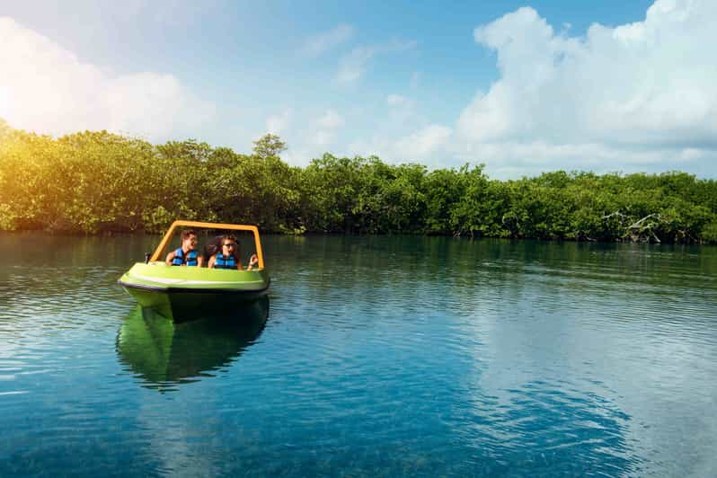 jungle tour cancun - speed boat & snorkeling