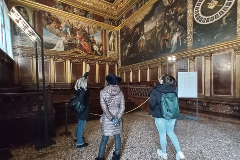 Venice: Doge&#039;s Palace Guided Tour with Optional Gondola RideSmall Group Tour in English without Gondola Ride