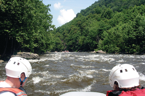 Z Hartford: spływ tratwami po rzece Upper Pigeon River