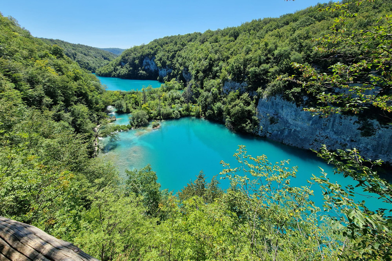 From Zadar: Plitvice Lakes Guided Tour with Boat & Train
