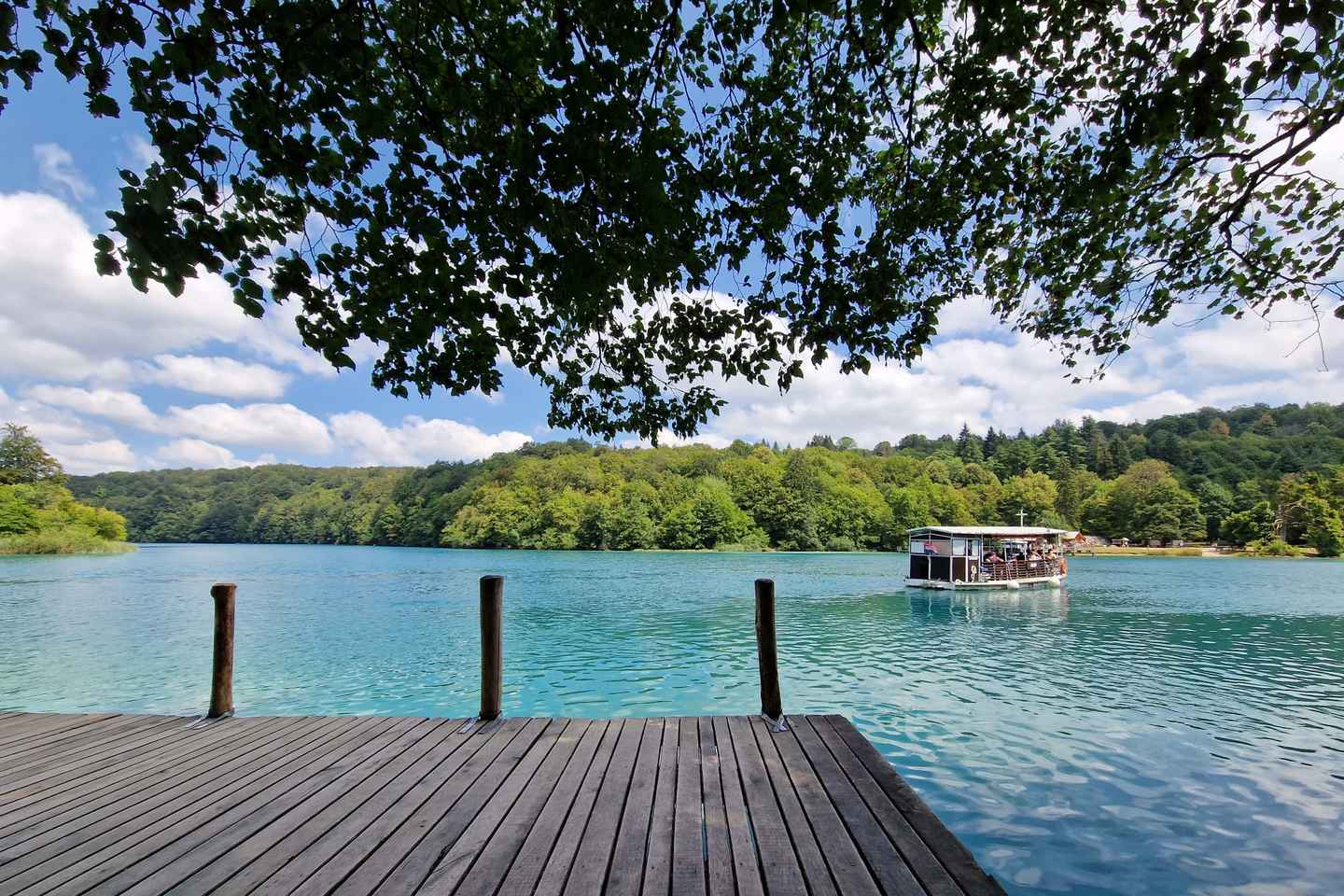 From Zadar: Plitvice Lakes Guided Tour with Boat & Train