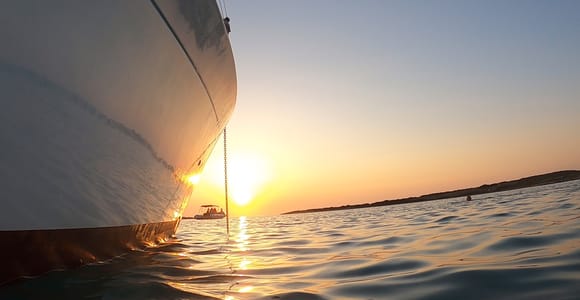 Private Sunset Cruise to Antiparos with Local Snacks