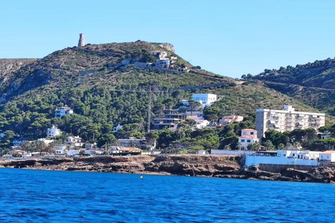 Denia : Visite en catamaran de la Cova Tallada et arrêt baignade