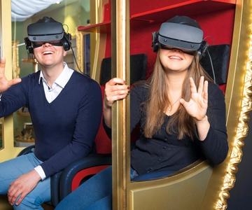 Ingresso para a experiência de viagem no tempo em realidade virtual