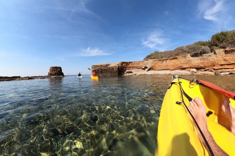 From Inmood Hotel Alcanada. Kayaking Guided Route Island From Port d'Alcúdia: Aucanada Island Guided Kayaking Tour