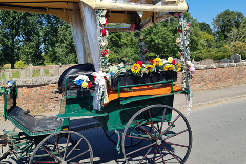 Paseo en coche de caballos y Tarde de té con nataCoche de caballos ridel