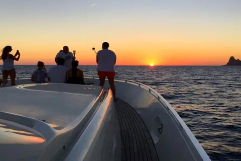Depuis Positano : Croisière au coucher du soleil sur la côte amalfitaine - Circuit en groupe