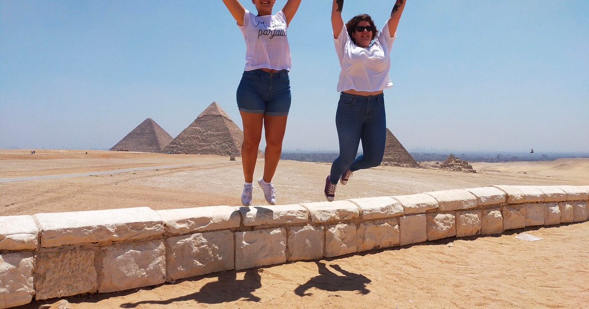 Tour per esplorare piramidi di Giza, piramidi a gradoni e Memphies