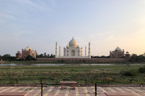 From Delhi: Agra Day Trip with Taj Mahal and Agra FortAC Car and Tour Guide Service Only