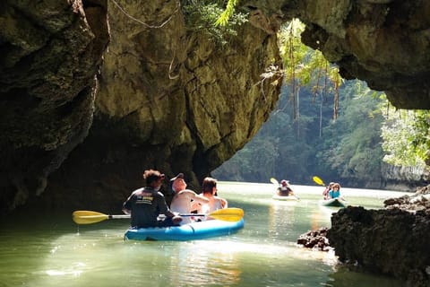 Phangnga Bay Tour by Traditional Boat with Andaman Sea Kayak