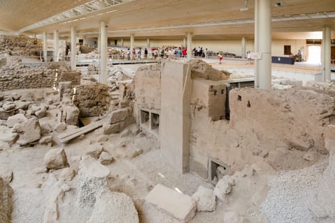 Santorini: scavi di Akrotiri, Megalochori e tour delle spiagge