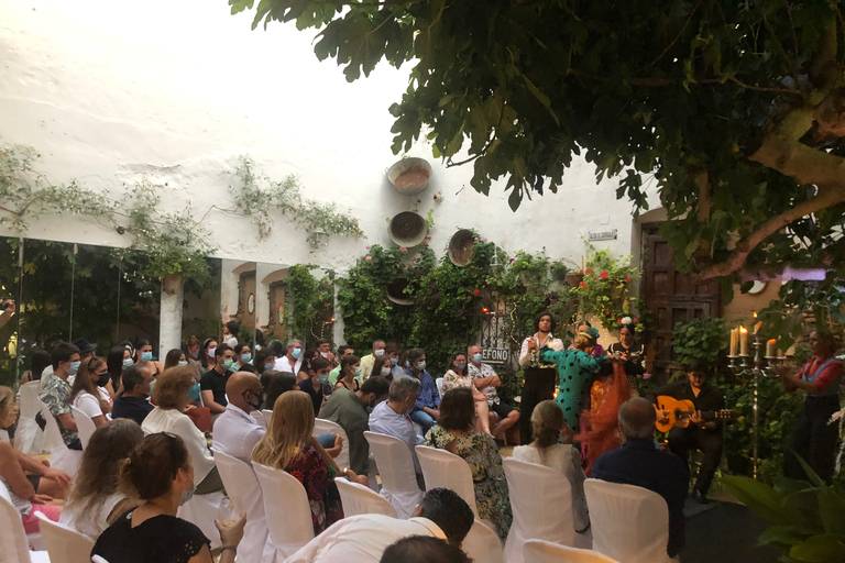 Live Flamenco Show at Tablao La Puerta Ancha with Tapas Flamenco Show with Tapas ROW 1