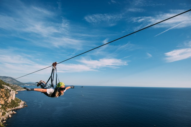 Dubrovnik: Superman Ziplining-avontuur van 900 meter