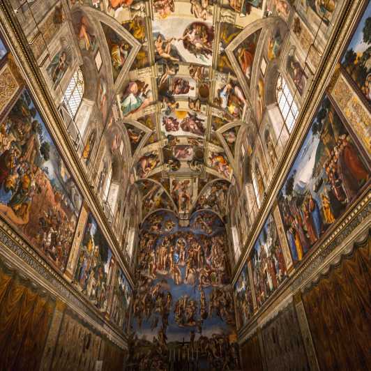 Róma: Kápolna és a Vatikáni Múzeumok jegye & Open Bus