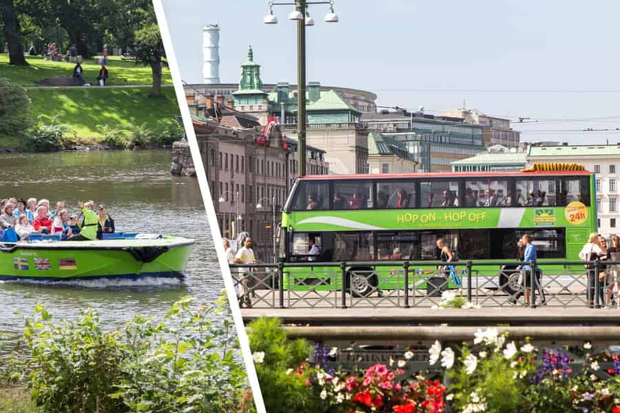 Göteborg: 24 Stunden Hop On-Hop Off Bus- und Bootstour. Foto: GetYourGuide