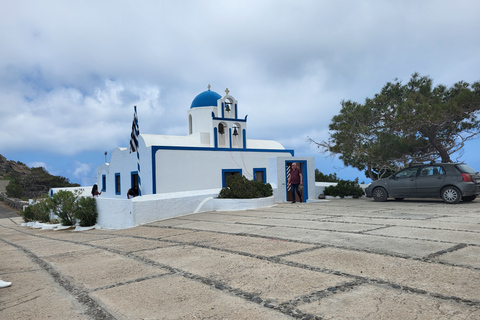 Santorini: dagtour op privé-eiland aanpasbaar