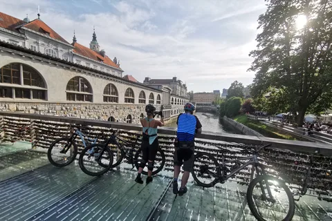 Liubliana: Excursión en bicicleta de montaña por el centro de la ciudad y los senderos de Golovec