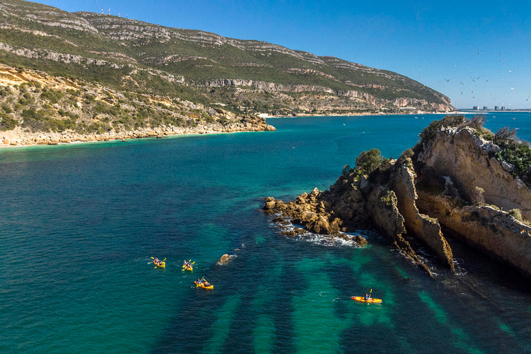 لشبونة جولة بقوارب الكاياك في منتزه أرابيدا الطبيعي، سيتوبال، سيسيمبرا