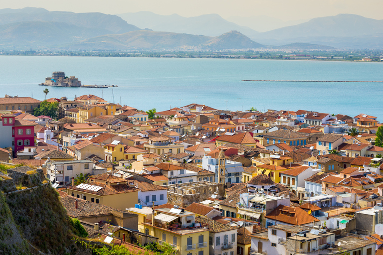 Atenas: Viagem de 1 dia pelos destaques do Peloponeso e guia de áudio V.R.Tour sem ingressos