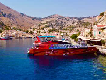 Kiotari, Lardos, Pefkos, & Lindos: Speedboat to Symi Island
