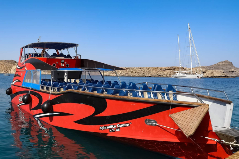 Kiotari, Lardos, Lindos: High Speed Boat Trip to Rhodes Town