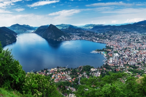 Vanuit Milaan: Como, Bellagio & Lugano Tour met rondvaart over het meerComomeer, Bellagio en Lugano Parel van Zwitserland
