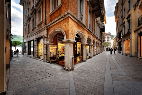 Au départ de Milan : Tour de Côme, Bellagio et Lugano avec croisière sur le lacLac de Côme, Bellagio et Lugano Perle de la Suisse