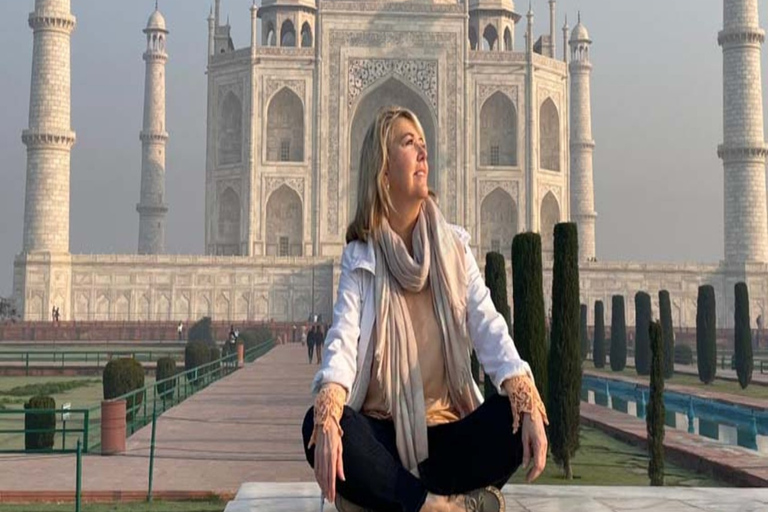 Da Delhi: Tour privato di Agra con ingresso veloce al Taj mahal