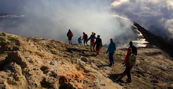 Linguaglossa: Mt Etna Summit Crater Hike with Optional 4x4