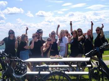 Quebec City: Ile D'Orléans Geführte E-Bike Tour mit Verkostungen