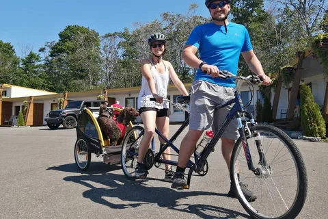 Québec - Location de vélo tandem à l'Île d'Orléans