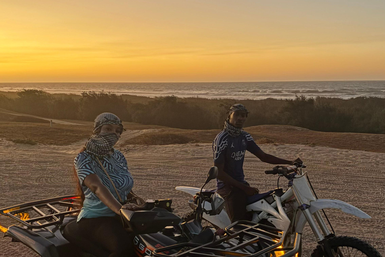 Dakar: Pink Lake Tour with Quad Bike + Pirogue and Lunch Included Dakar: Tour to the Pink Lake with Quad + Pirogue and Lunch included