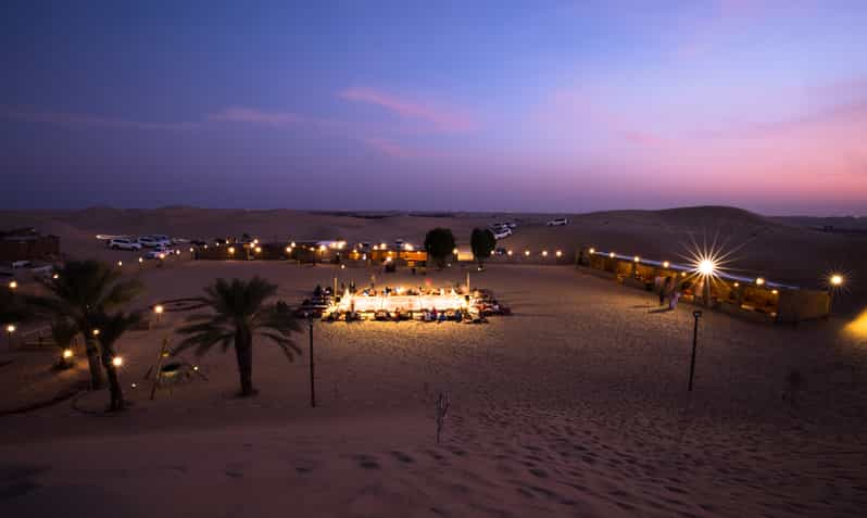 Abu Dhabi: Desert Safari with BBQ, Camel Ride & Sandboarding | GetYourGuide