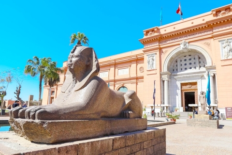 Vanuit Port Said: dagtour piramides en Egyptisch museumDagtocht naar Caïro en piramides vanuit de haven van Port Said
