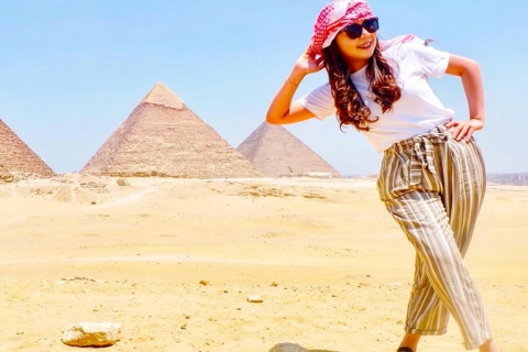 Vanuit Port Said: dagtour piramides en Egyptisch museumDagtocht naar Caïro en piramides vanuit de haven van Port Said