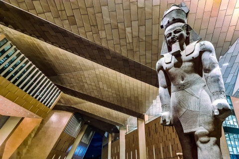 Caïro: rondleiding Groot Egyptisch Museum en piramides van Gizeh