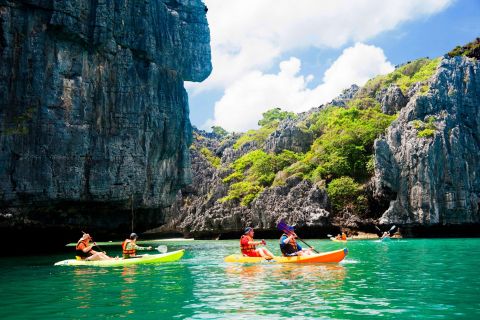 Parco Marino di Mu Ko Ang Thong: tour con kayak e snorkeling