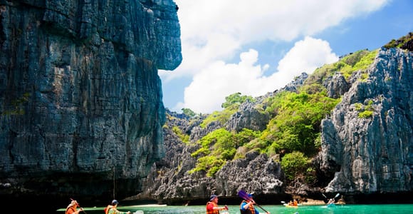 Ang Thong: Marine Park Full-Day Kayaking & Snorkeling Tour