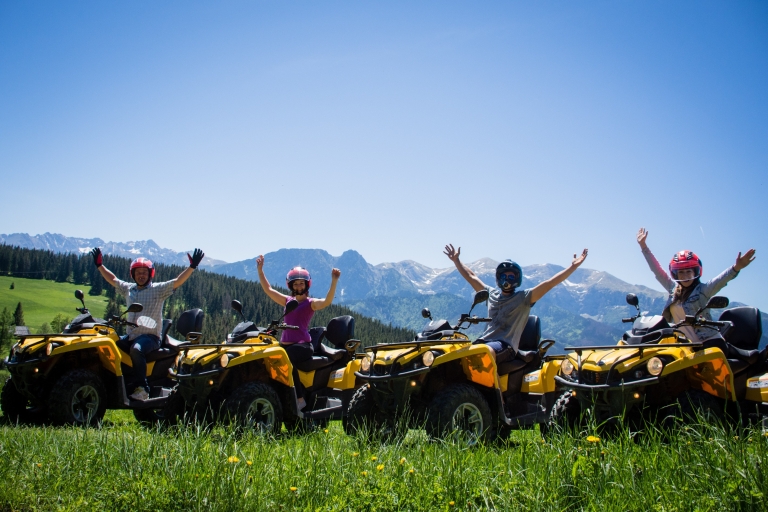Zakopane: Quads - ATV-Abenteuer mit optionaler Mahlzeit1-stündige Single Quad Bike (ATV) Tour