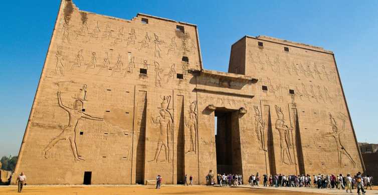 Asuán: Denní prohlídka Edfu a Kom Ombo s transferem do Luxoru