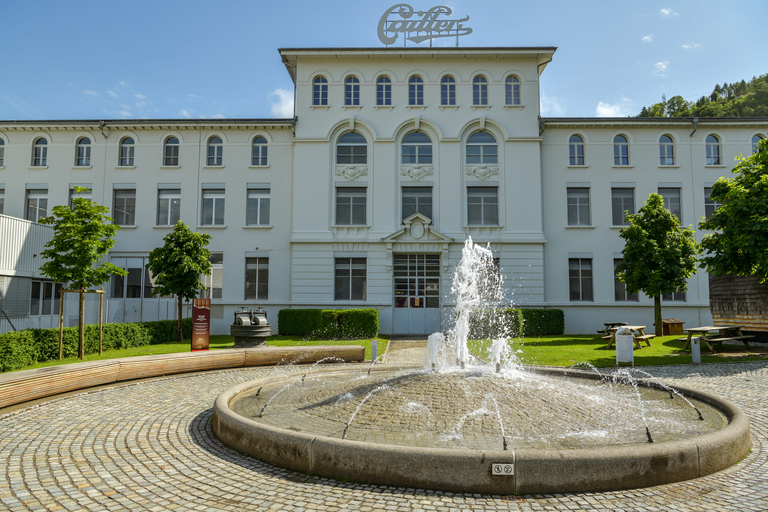 Gruyères, Käserei und Maison Cailler von Interlaken aus