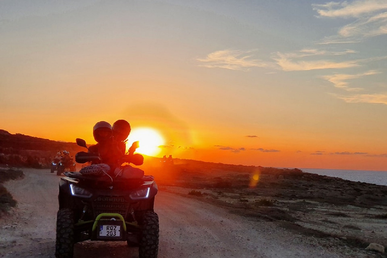 Vanuit Malta: Blue Lagoon en Gozo Tour met Quad en DinerGedeelde Quad