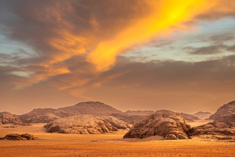 Petra i Wadi Rum, 2-dniowa wycieczka z EjlatuKlasa turystyczna — standardowy prywatny namiot