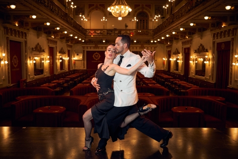 Spectacle de tango à l'hôtel particulier - Dîner facultatifDîner et spectacle