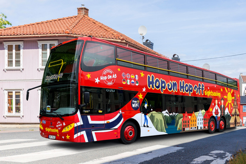 Haugesund: Bilhete de ônibus turístico hop-on hop-off de 1 diaHaugesund: Bilhete de 1 dia para o autocarro hop-on hop-off