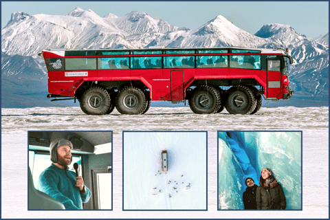 Gullfoss: Grotta di ghiaccio e tour del ghiacciaio con il Glacier Monster Truck