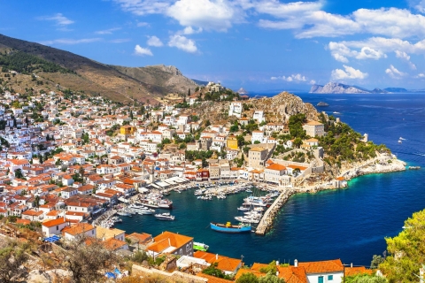 Desde Atenas: crucero de día completo por las islas Sarónicas con asientos VIPDesde Atenas: crucero VIP de un día a las islas Sarónicas